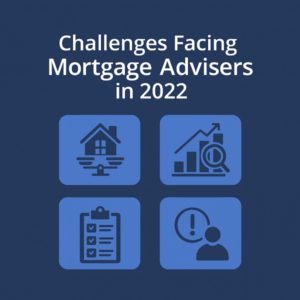 a bold title on a dark blue header above a light blue background featuring simple icons of a house, an upward trend chart, stacked coins, and a clipboard checklist in light and dark blue tones