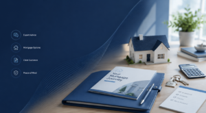 Mortgage Adviser Directory with expert advice, mortgage options, clear guidance and home finance icons.