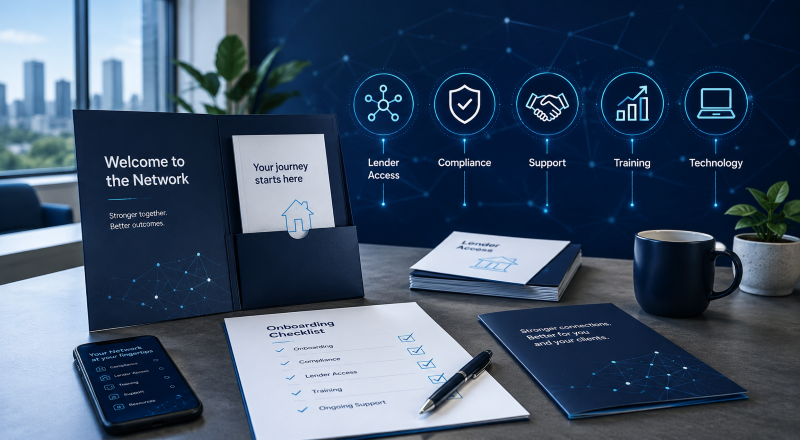 How to Join a Mortgage Network with compliance, lender access, training, technology and ongoing support.