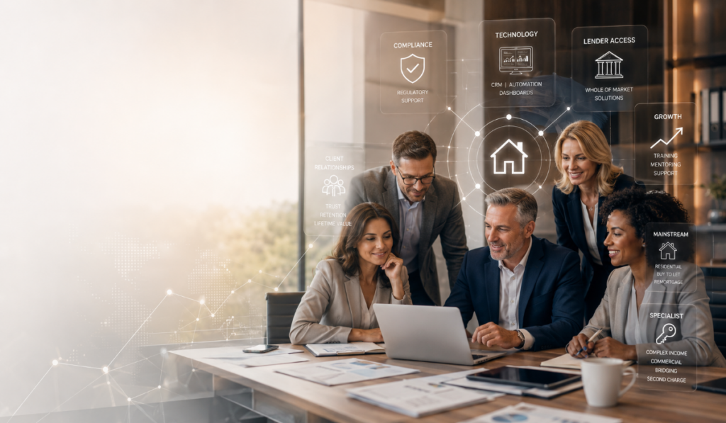 Appointed Representative Mortgage Network showing experienced brokers using Connect’s complete support for compliance, technology, lender access and growth.
