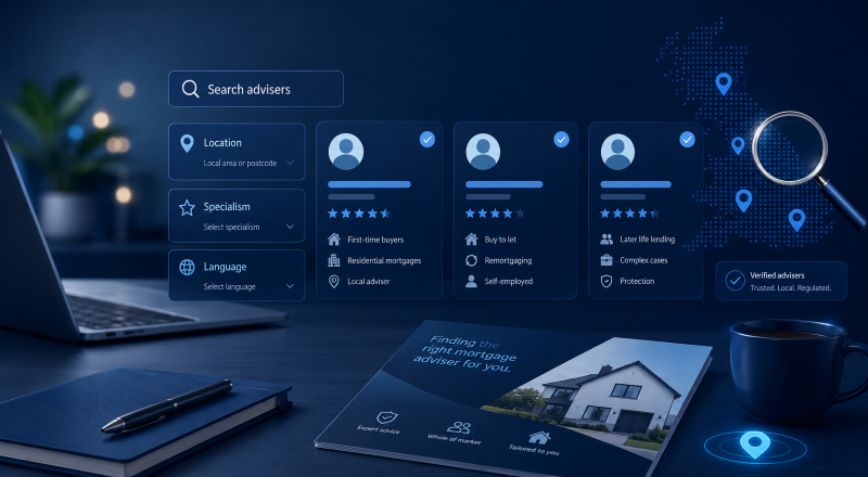 Connect Experts Directory for AR Advisers with search filters, adviser profiles, location icons and mortgage specialisms.