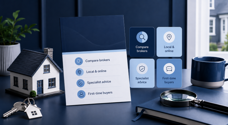 How clients find a mortgage broker online using comparison tools, local search and specialist advice.