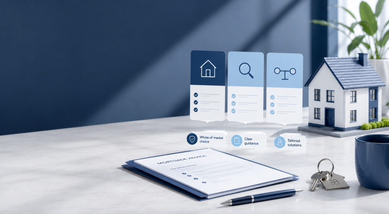 Independent Mortgage Brokers comparing mortgage options with clear guidance and tailored solutions.