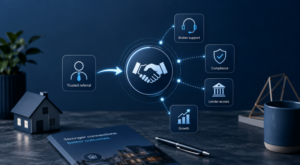 Recommend a Mortgage Network to Another Broker through trusted referrals, compliance support, lender access and business growth.