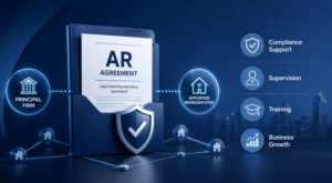 What is an Appointed Representative? AR agreement showing compliance support, supervision, training and business growth within a mortgage network.