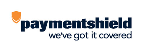 Paymentshield logo featuring an orange shield icon next to the word “paymentshield” in dark blue text, with the tagline “we’ve got it covered” underneath on a white background.