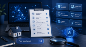 How to Find a Mortgage Network using Google and AI search tools to compare compliance, lender access, support, technology and training.